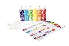 Tie-Dye Kit with 6 Colors and Squeeze Bottles