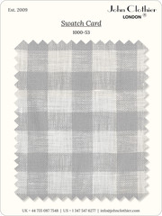 100% Linen Fabric by Yard Grey White Checks Summer Clothing Dressmaking Material