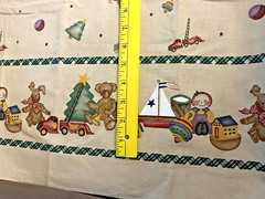 VTG Daisy Kingdom Past & Present Christmas Border Tot # 26022 TOYS 44″x44″