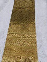 Thai Silk Fabric Brocade Traditional Pattern Ideal for Dress & Skirts