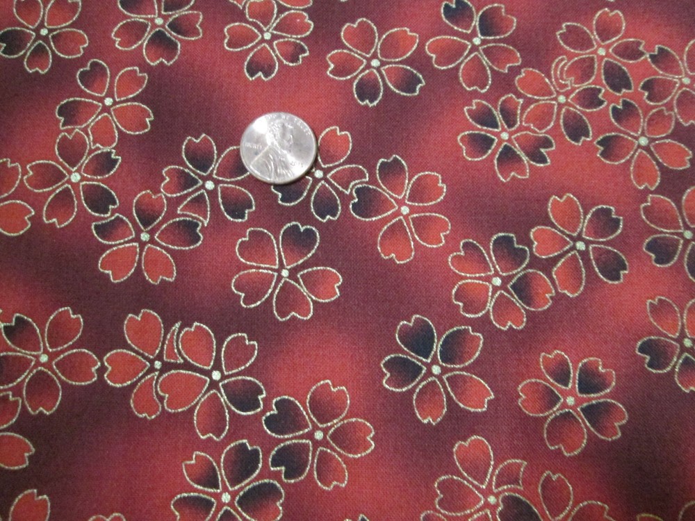 Red Rooster Cotton Fabric – Kingyo – 1 yard & 10″ – 18419