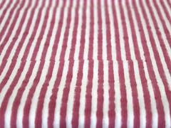NO TARRIF CHARGES 100%✅ZK_315 Hand Block Print 100%Cotton Striped Fabric 7 Yard