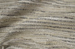 Sultan Driftwood Taupe Gray Cream Woven Chenille Textured Golding Fabric
