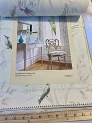 Thibaut Monterey Large Fabric Sample Book 18” x 13” Beautiful Prints!