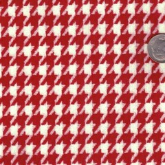 ACRYLIC JACKET PRE-YARN DYED FABRIC VINTAGE HOUNDSTOOTH CHECK BLACK WHITE 44″W