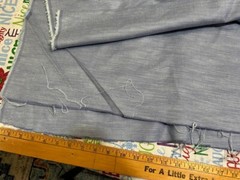 6 YDS Decorator Designer FABRIC Blue Grey 54″W Curtains Pillows Hand Bags