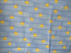 Fabric Traditions- Challis Roos Ducks Swimming In Pond VTG 2011 30″X44 NEW