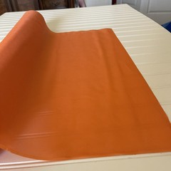 SILK ORANGE , FABRIC 10 Yards x 22 Inches Wide or 360 Inches x 22 Wide