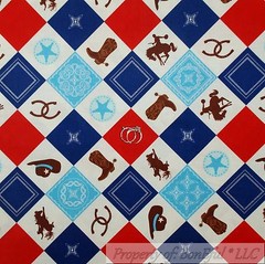BonEful Fabric FQ Cotton Flannel Quilt Brown Blue Gray Green Dinosaur Boy Print