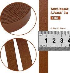 Versatile 78.7-Inch Faux Leather Strip for Belts and Crafting – Friendly