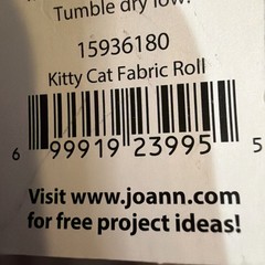 Three Jelly Rolls 2.5 X 42” Kitty Cat Fabric 5 Designs