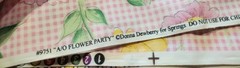 Daisy Kingdom Fabric Flower Party Donna Dewberry 44″ BTY Cotton Pastel Pink Vtg