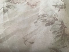Bella Notte MATHILDE Linen fabric soft muted pastel floral by yd pink beige new