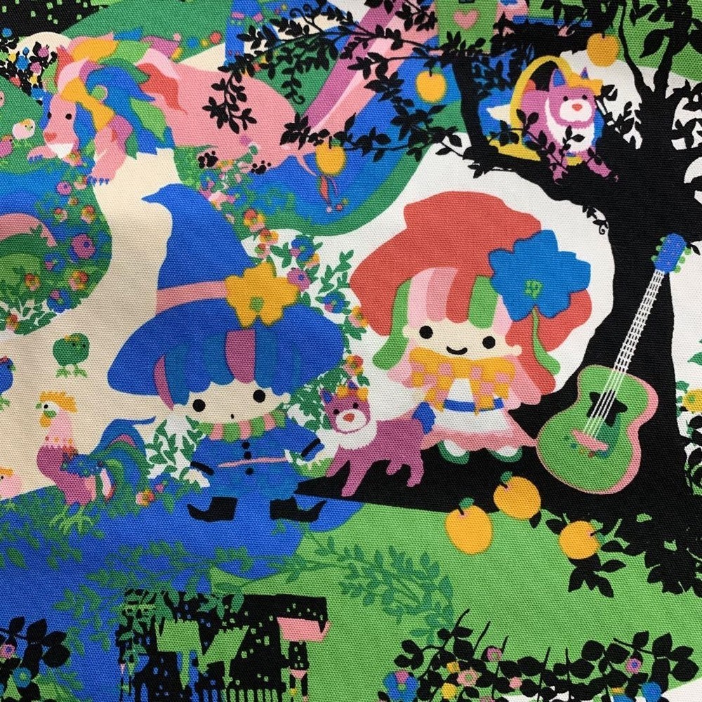 Little Twin Stars Kiki & Lala fabric Kayo Horaguchi 43.3×19.68″/1.2×0.54yd Kayo