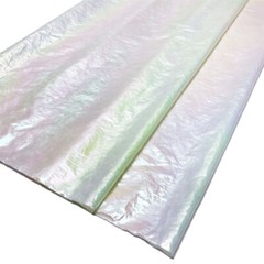 Pearlized Fabric Gradient Color Shiny Rainbow Crinkle DIY Cloth for Puffer Dress