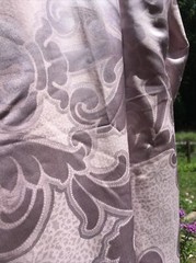 110”wide 60% Silk 40%Cotton Jacquard Fabric lining Home Deco pillowcase bedding