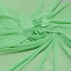 Soft Power Mesh Tulle 4-way Spandex stretch Fabric Sheer Net Dresses Bridal 44″w