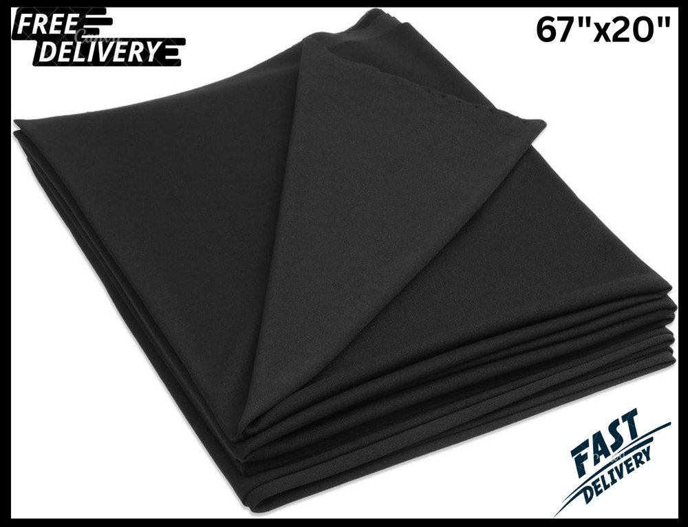 Speaker Fabric Black Speaker Grill Cloth 67″x20″ Tulle Subwoofer Stereo Fa