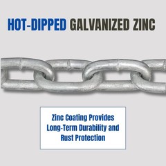 Trailer Safety Chain Hot replacement part for Boat Trailer 1/4×42 Inch