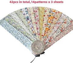 Zooelay 2.5 Inch Jelly Roll Fabric Strips Assorted Bundle,100% Cotton Precut …