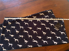 Greyhound Printed Cadina Silk Fabric For Clothing
