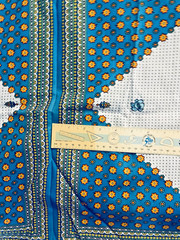 VTG MoD Florals Framed Panel Lg. Bandana Pillows or Quilt Square 45″x25″