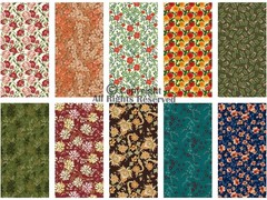 -25 Options- 100% Cotton Quilting Fabric Bundles 10pcs Fat Quarters 18”x21”-M…
