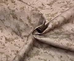 DIGITAL CAMO DESERT BEIGE 600D ARMY CRAFT PACK CLOTH FABRIC DWR BY YARD 59″ W