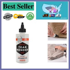 Bish’s 6 oz Instant Fabric and Leather Adhesive – Waterproof & Quick-Dry Bonding