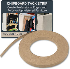 Upholstery Tack Strip, 1/2 Inch X 20 Yard Roll, Great for Making Professional Ed