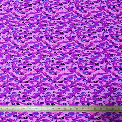 Lilly Pulitzer Cotton Poplin Fabric WILD FUCHSIA SPOTTED IN LOVE 36″ X 57″