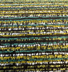 Hollywood Stripe Moss Green Valdese Chenille Upholstery Fabric By The Yard