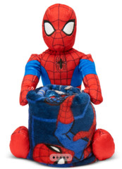 Marvels Spider-Man Fearless Spidey Character Hugger Pillow & Silk Touch Throw
