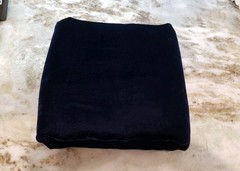 Lightweight Polyester Navy Velvet Fabric 36″ X 102″ or 2.8 yards