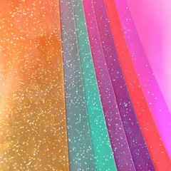 Transparent With Glitter Powder PVC Jelly Vinyl Fabric for HandBags Bows Decor
