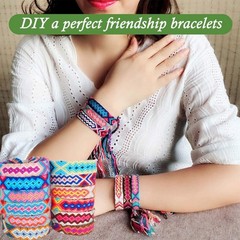 XMZCOLA Embroidery kit for Beginners Adults,1200 Pcs + Friendship Multicolor