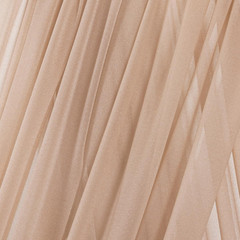 Nude Wedding Arch Draping Fabric 2 Panels 29″ X 20 FT Extra Long Gauze Drapes Sh