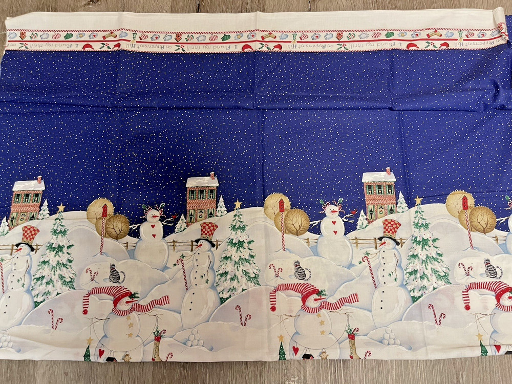 Vintage Daisy Kingdom Peppermint Hill Border Fabric 75 in Wide X 45 in Length