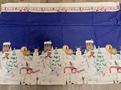 Vintage Daisy Kingdom Peppermint Hill Border Fabric 75 in Wide X 45 in Length