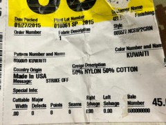 Kuwaiti Green Digital Camo 50/50 NYCO MilSpec Fabric By theYARD