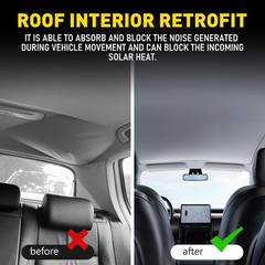 35″x60″ Mid Gray Headliner Fabric Mesh Type Upholstery Foam Backing For Cars