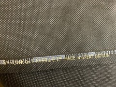 Barclay’s Worsted and Silk Navy Pindot English Suiting/Jacketing 2.7m 400g/m