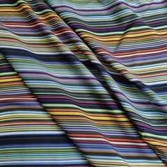 55”Wide By Yard Colored Stripe Fabric Dress Shirt Sleep Material Viscose Rayon
