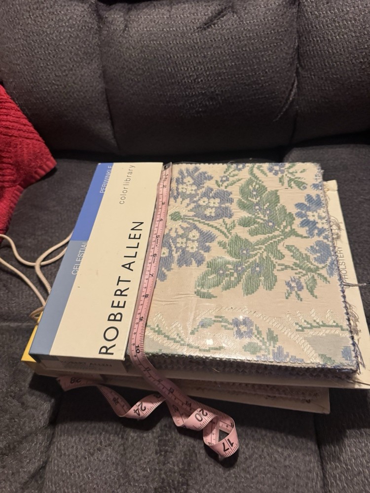 Robert Allen Color Library Upholstery Fabric Sample Book 50+ pcs Various Sizes