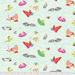 Tula Pink Fabric BTY, Curiouser, Sea of Tears 162WONDER, TheFabricEdge