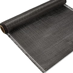 6.5ft x 12″ Carbon Fiber Fabric Roll – 2×2 Twill Weave for Cars, Boats, & Reinfo