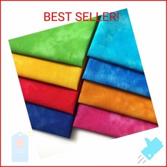 Misscrafts Quilting Fabric 100% Cotton Craft Fabric Bundle Squares Fat Quarters