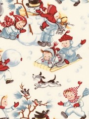 Henry Glass FABRIC Winter In Snowtown Fat Eighth 9×21