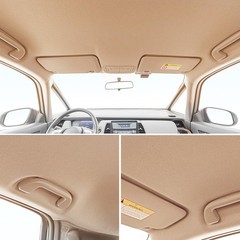 Hiksuky Suede Auto Headliner Fabric 96″ L × 60″ W with Foam Backing Beige In…