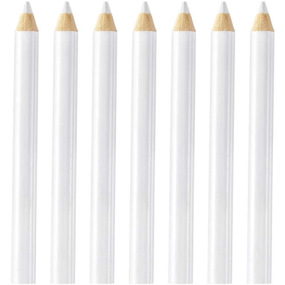 Isslly 7PCS Fabric Pencils for Sewing, White 1 Count (Pack of 7), White-7pcs